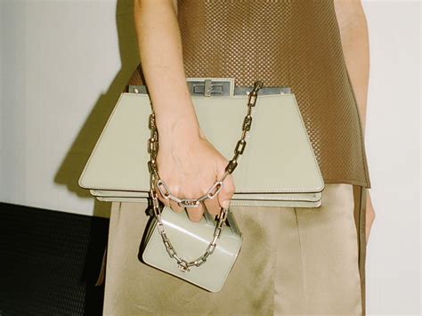 fendi peekaboo mini green|Fendi Reimagines Its Beloved Peekaboo Bag for Spring 2023.